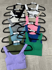 Square Neck Ribbed Brami