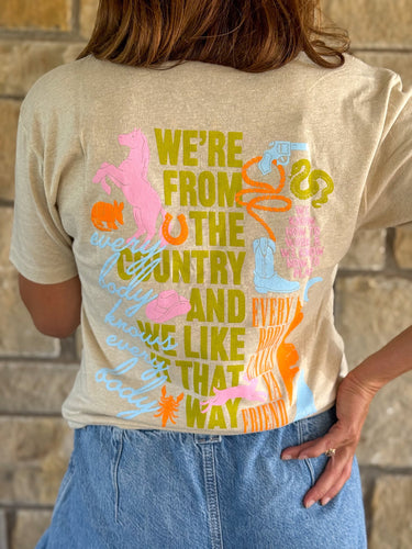 We're From The Country Tee