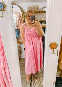 I’m A Pink Girl Midi Dress