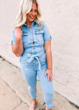 Load image into Gallery viewer, Whole Wide World Denim Jumpsuit