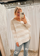 Load image into Gallery viewer, Sight On You Stripe Sweater