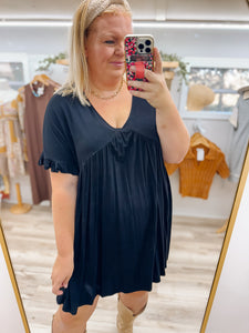 Running Errands Dress In Black