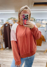 Load image into Gallery viewer, Colorblock Pullover Sweatshirt