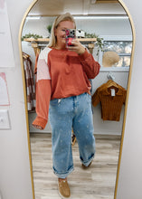 Load image into Gallery viewer, Colorblock Pullover Sweatshirt