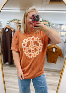 Floral Peace Graphic Tee