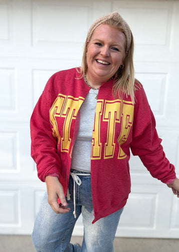State Split Cardigan