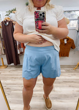 Load image into Gallery viewer, Blue Skies Scalloped Short