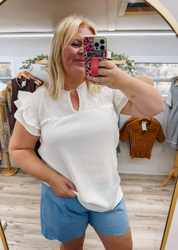 Clear Heart Plus Size Top