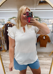 Clear Heart Plus Size Top