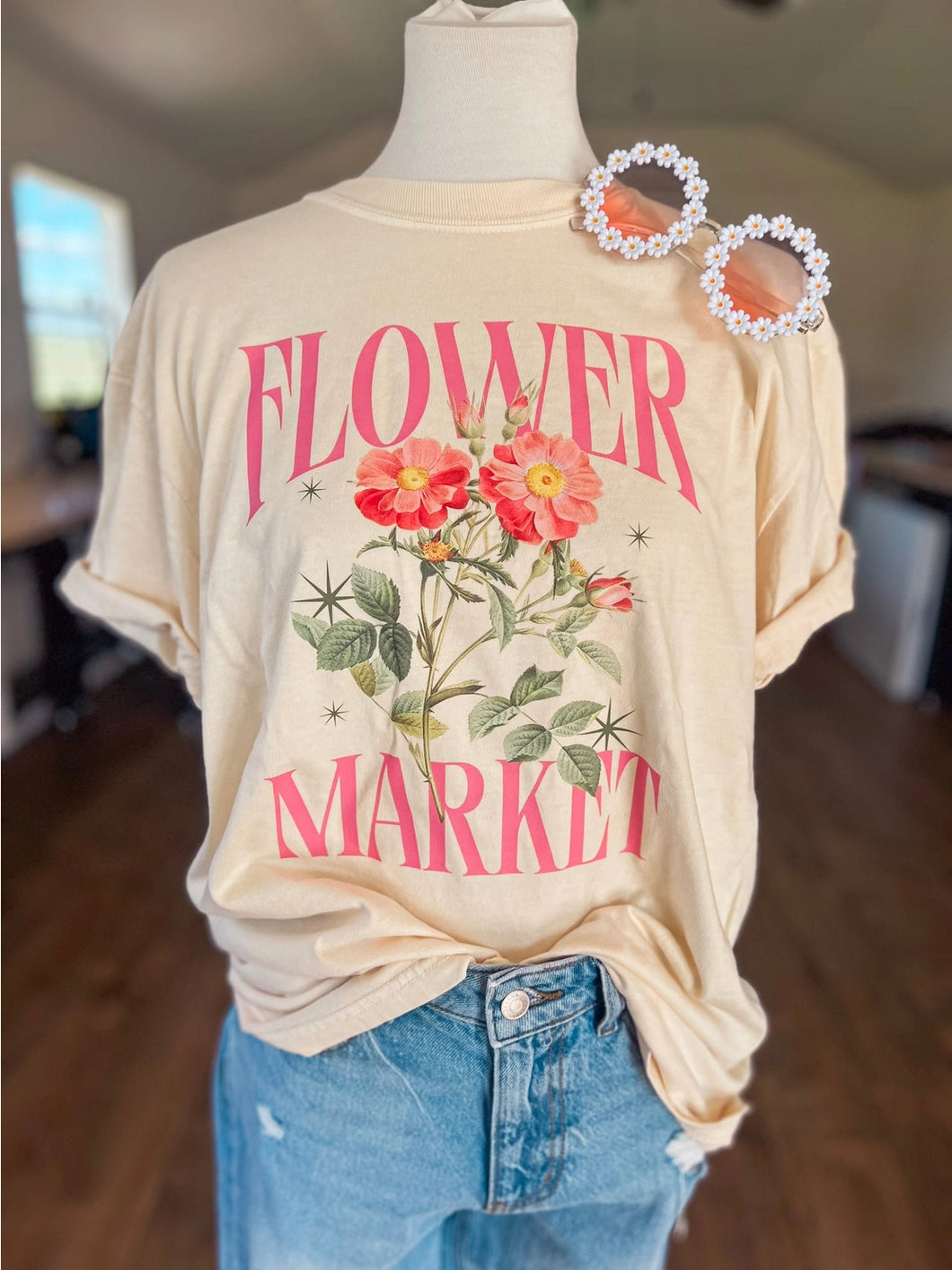 Flower Market Graphic Tee