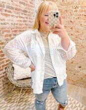 Load image into Gallery viewer, Sail With Me Crochet Sleeve Top