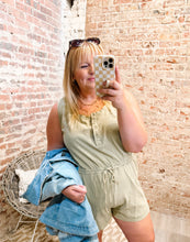 Load image into Gallery viewer, Sippin&#39; Sweet Tea Romper