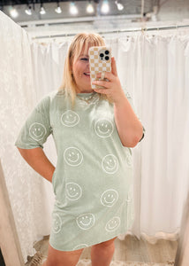 Smiley T-Shirt Dress