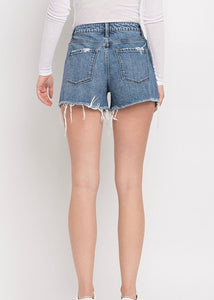 Medium Wash Vervet Denim Short