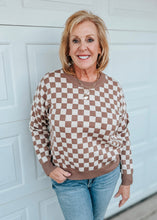 Load image into Gallery viewer, Kind Enough Checkered Sweater