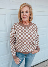 Load image into Gallery viewer, Kind Enough Checkered Sweater