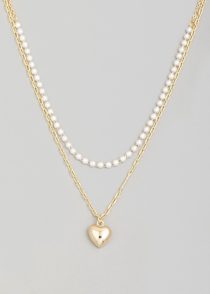 Layered Heart Necklace