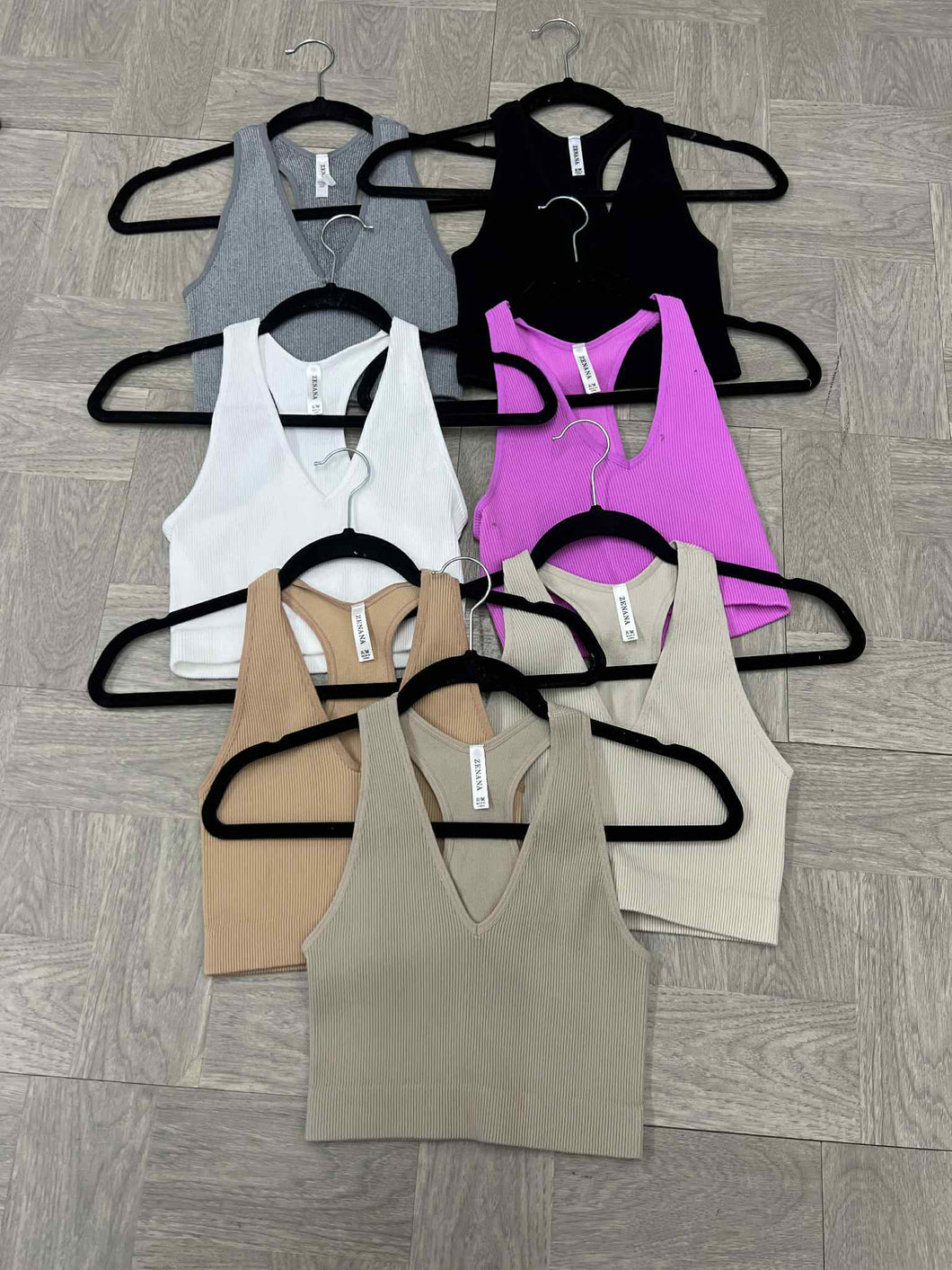 Racerback Ribbed Brami