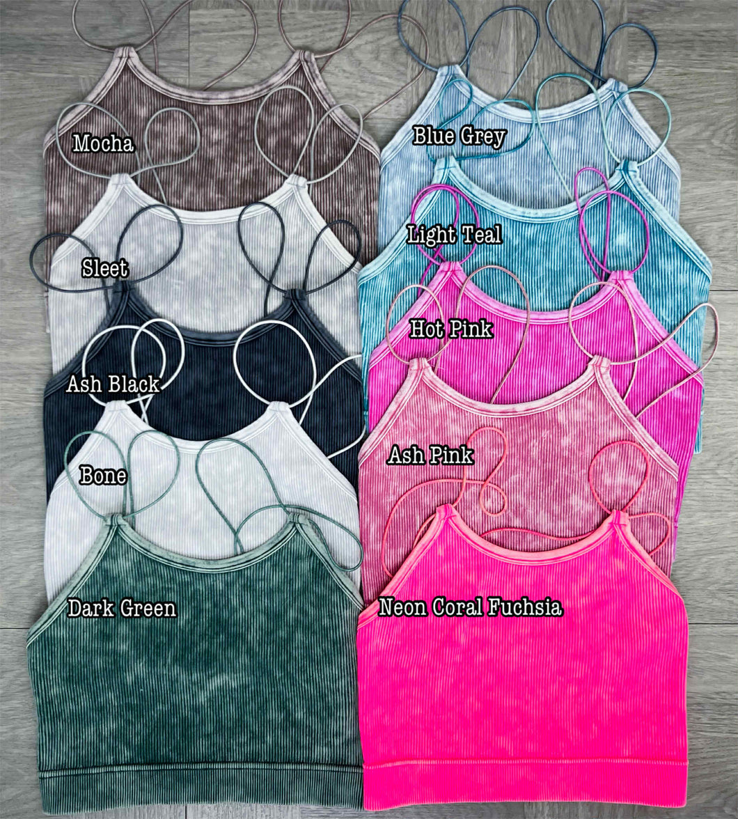 Double Strap Ribbed Brami