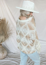 Load image into Gallery viewer, Spread Your Wings Fringe Sweater