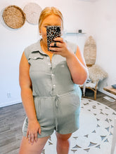Load image into Gallery viewer, Newport Button Down Romper