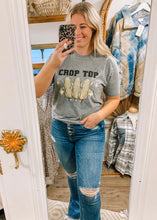 Load image into Gallery viewer, Crop Top Graphic Tee