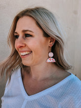 Load image into Gallery viewer, Valentine Leopard Clay Earring
